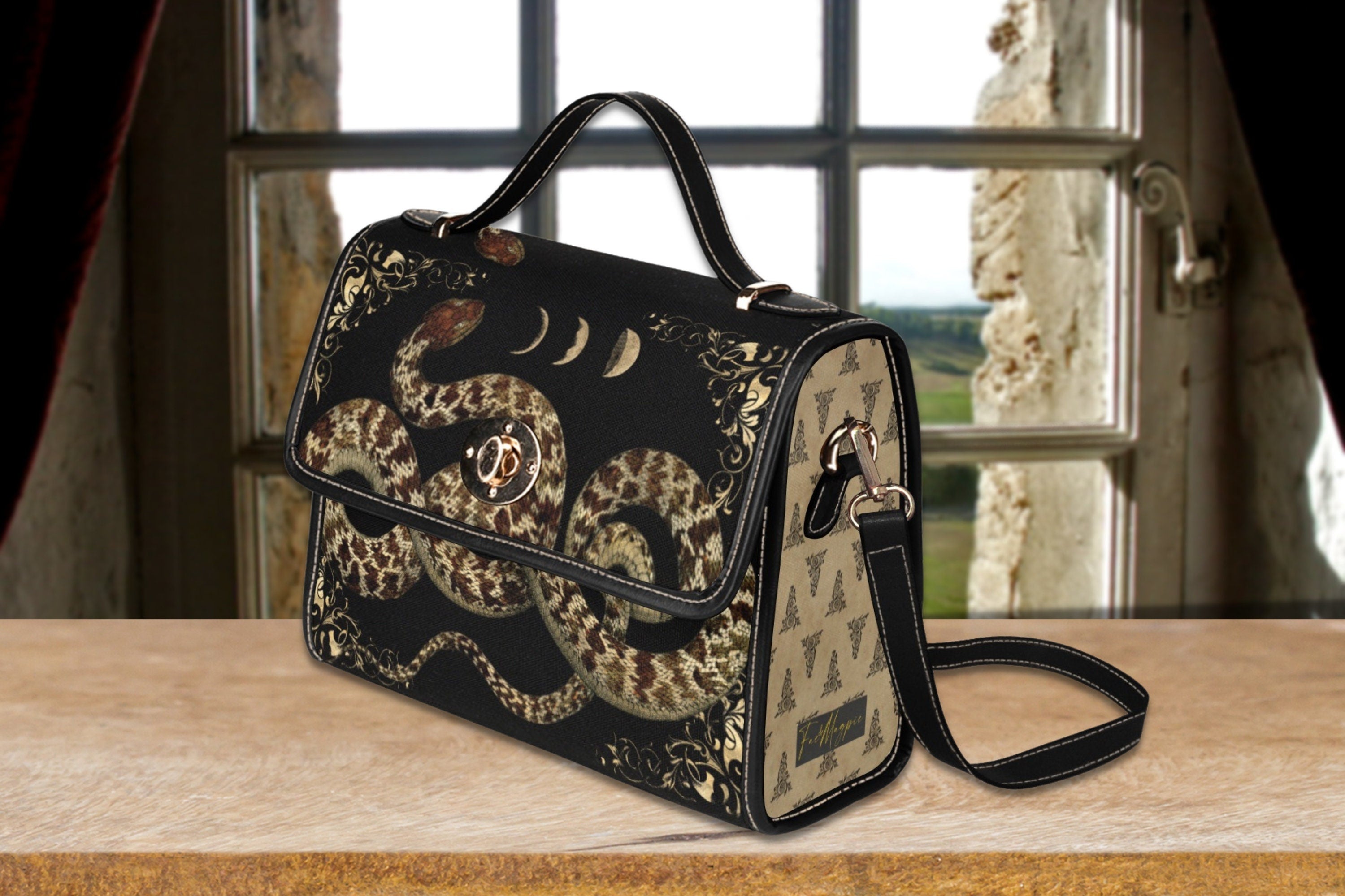 Serpent Satchel Bag