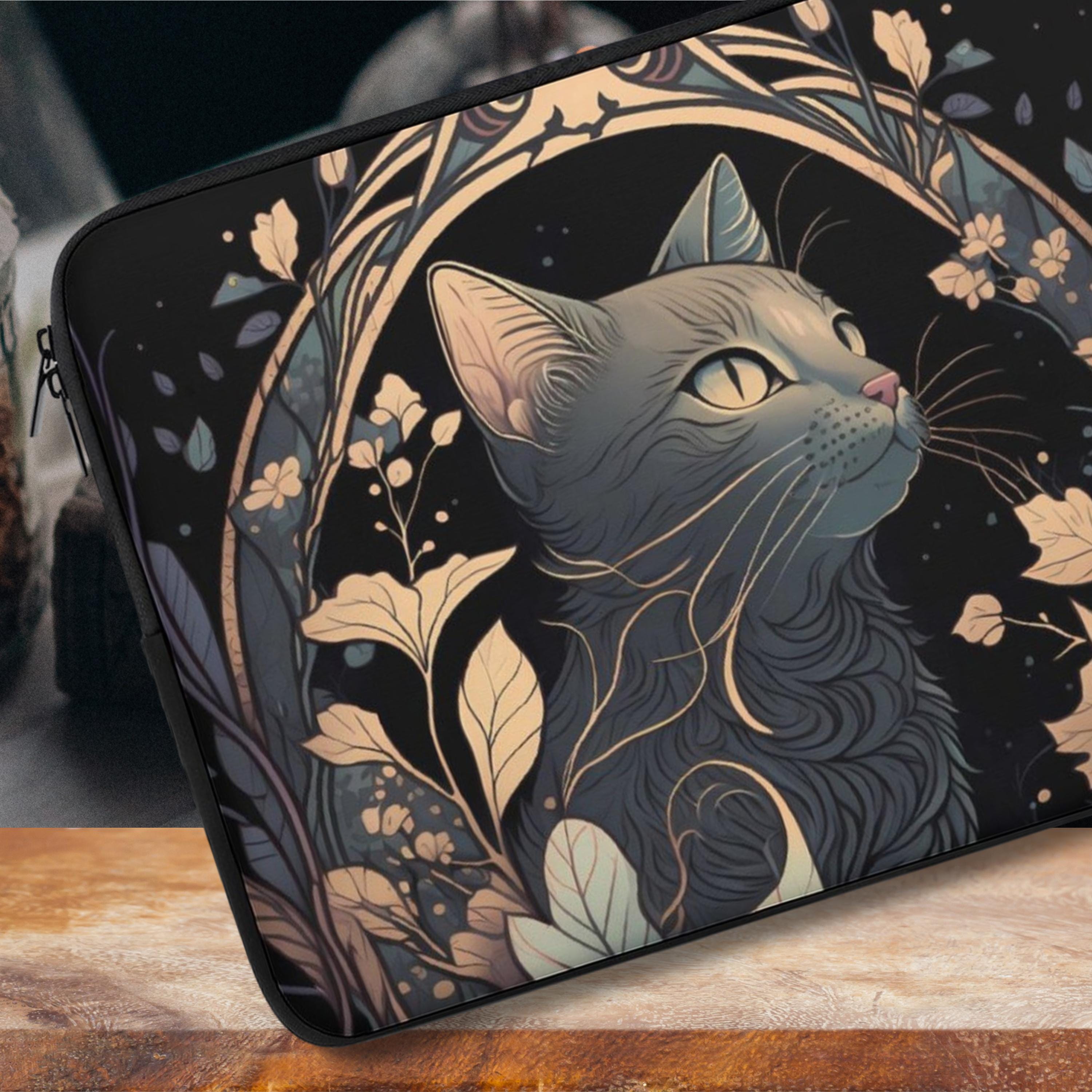 Mystic Cat Laptop Sleeve