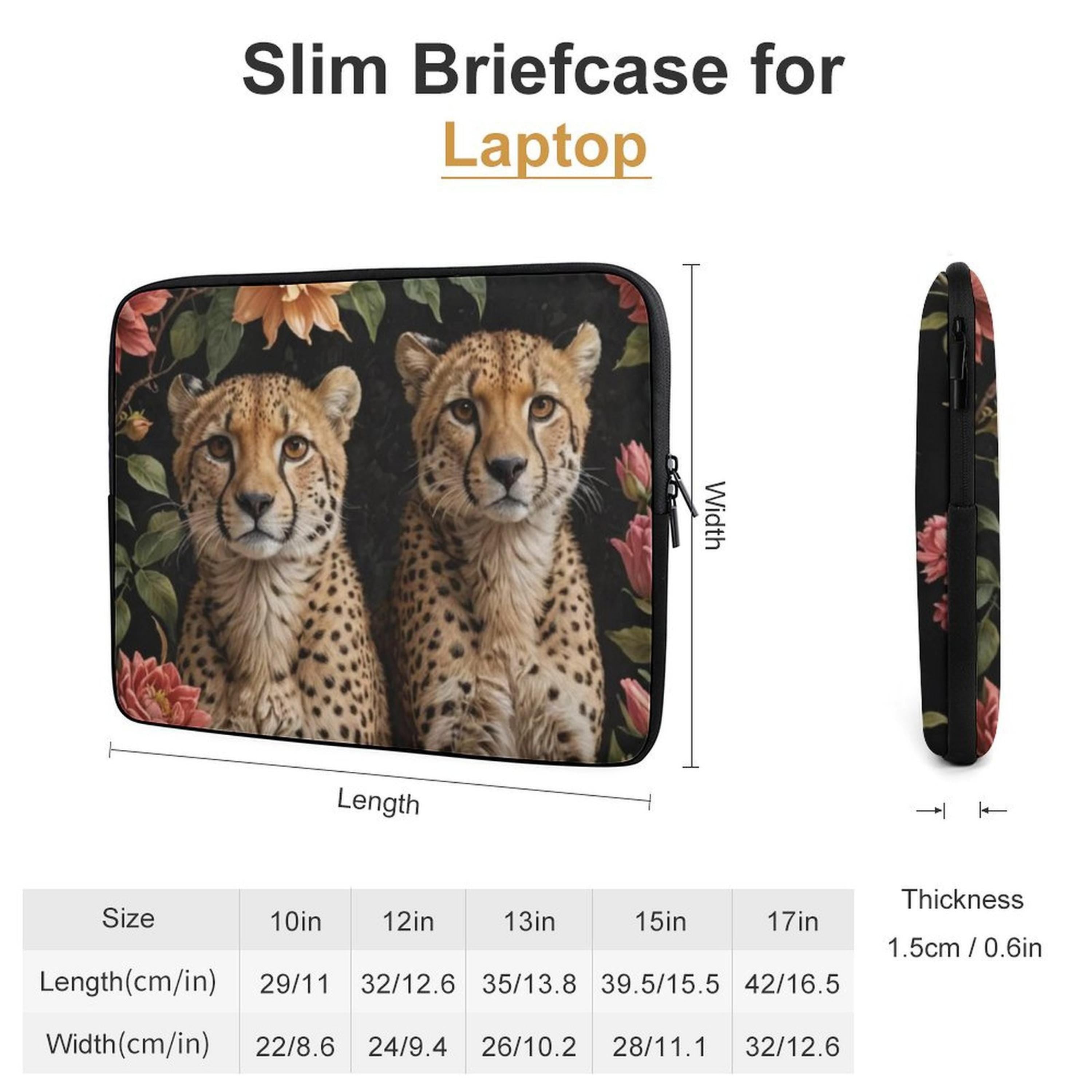 Cheetah Laptop Sleeve