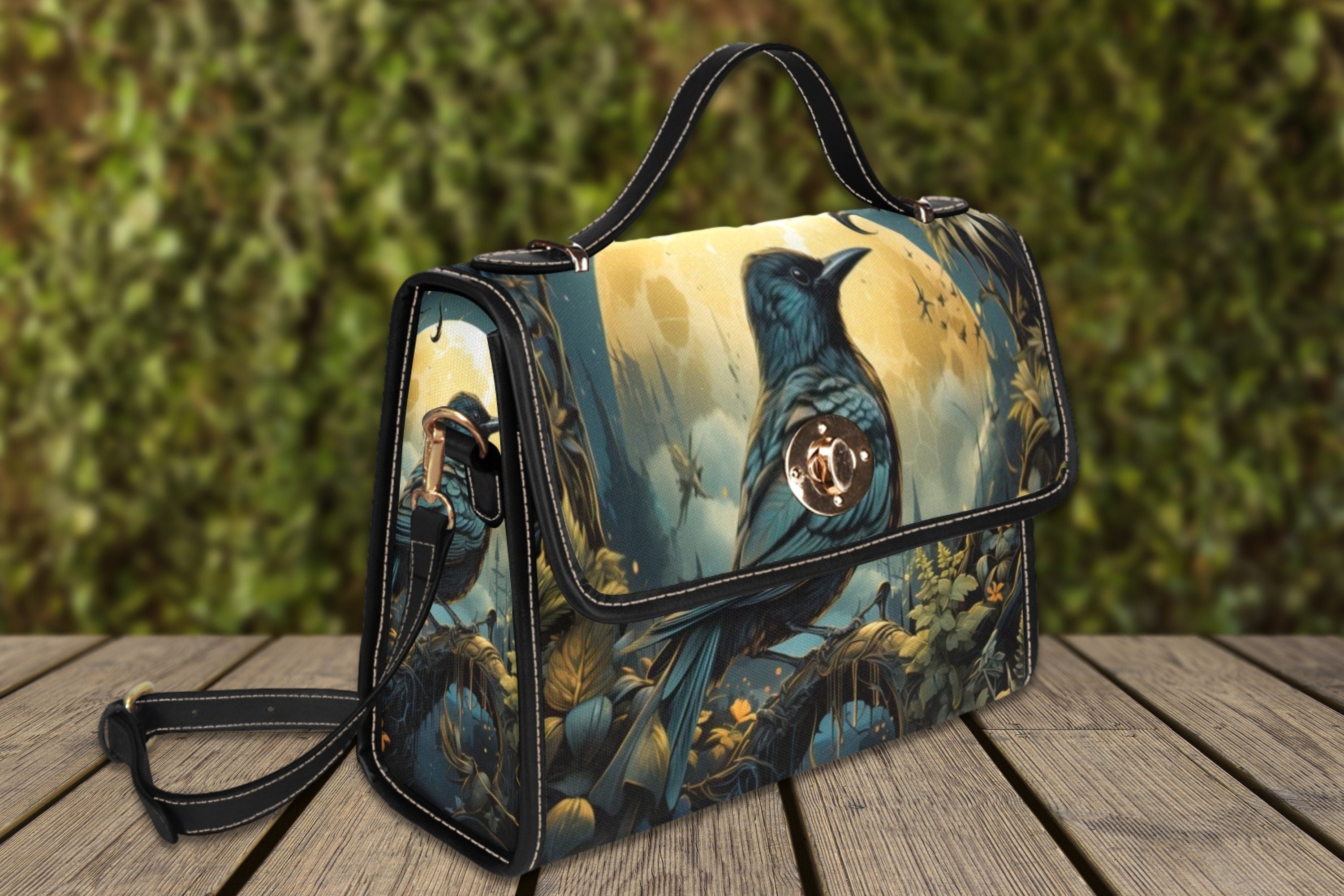Moon Bird Satchel Bag