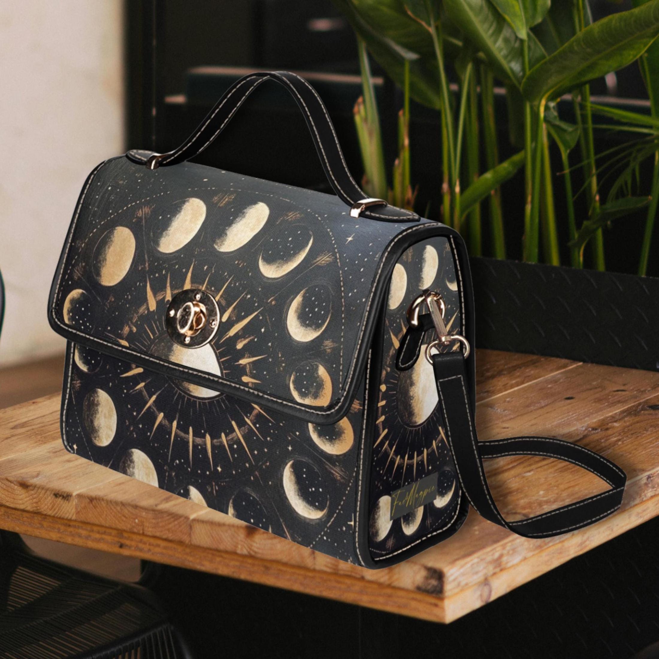 Moon Phase Satchel Bag
