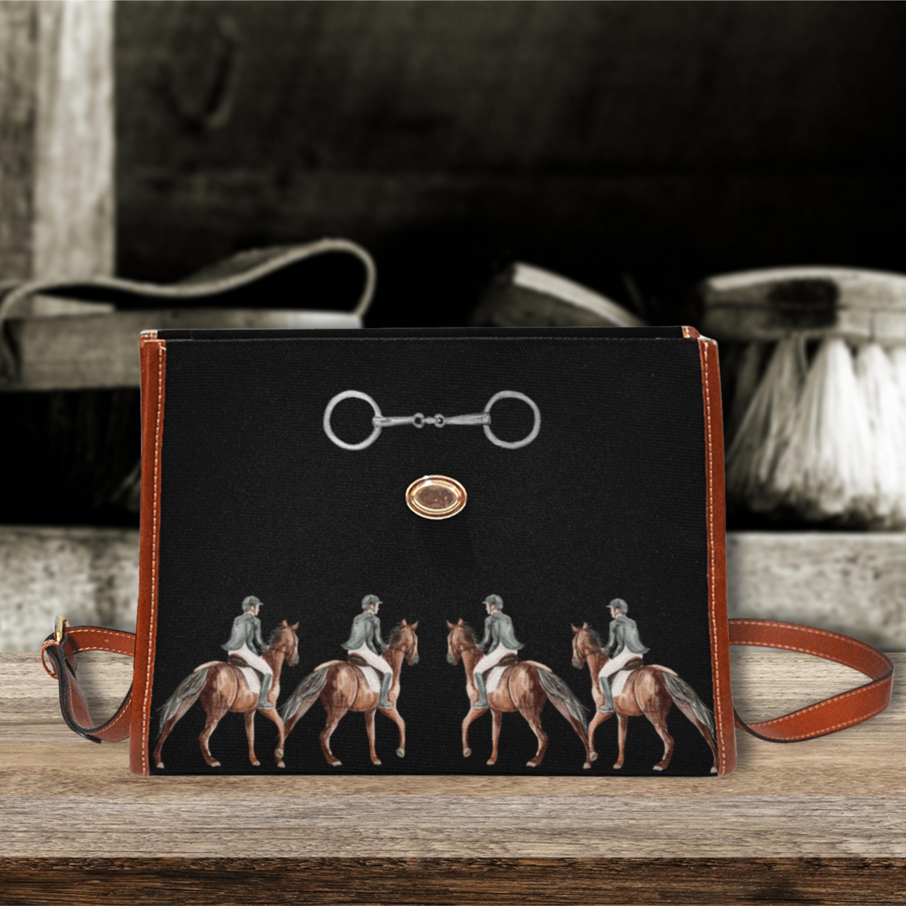 Equestrian Horses Satchel Bag
