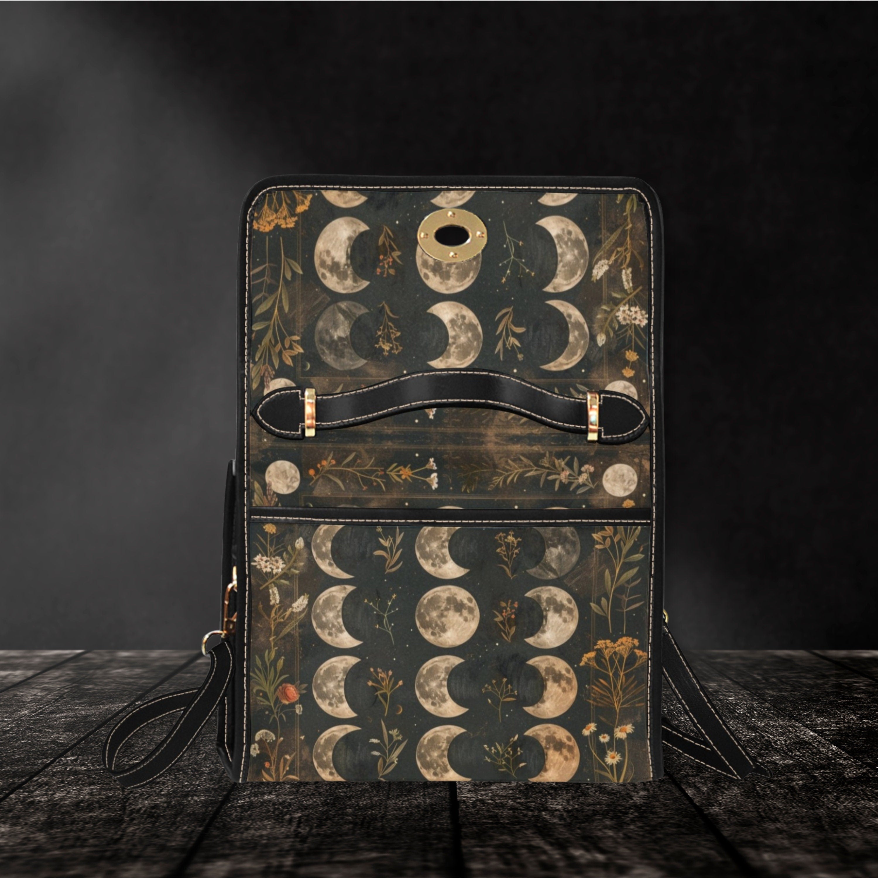 Moon Phase Satchel Bag