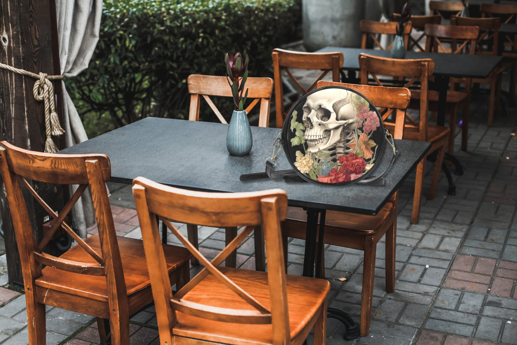 Skull Botany Drum Bag