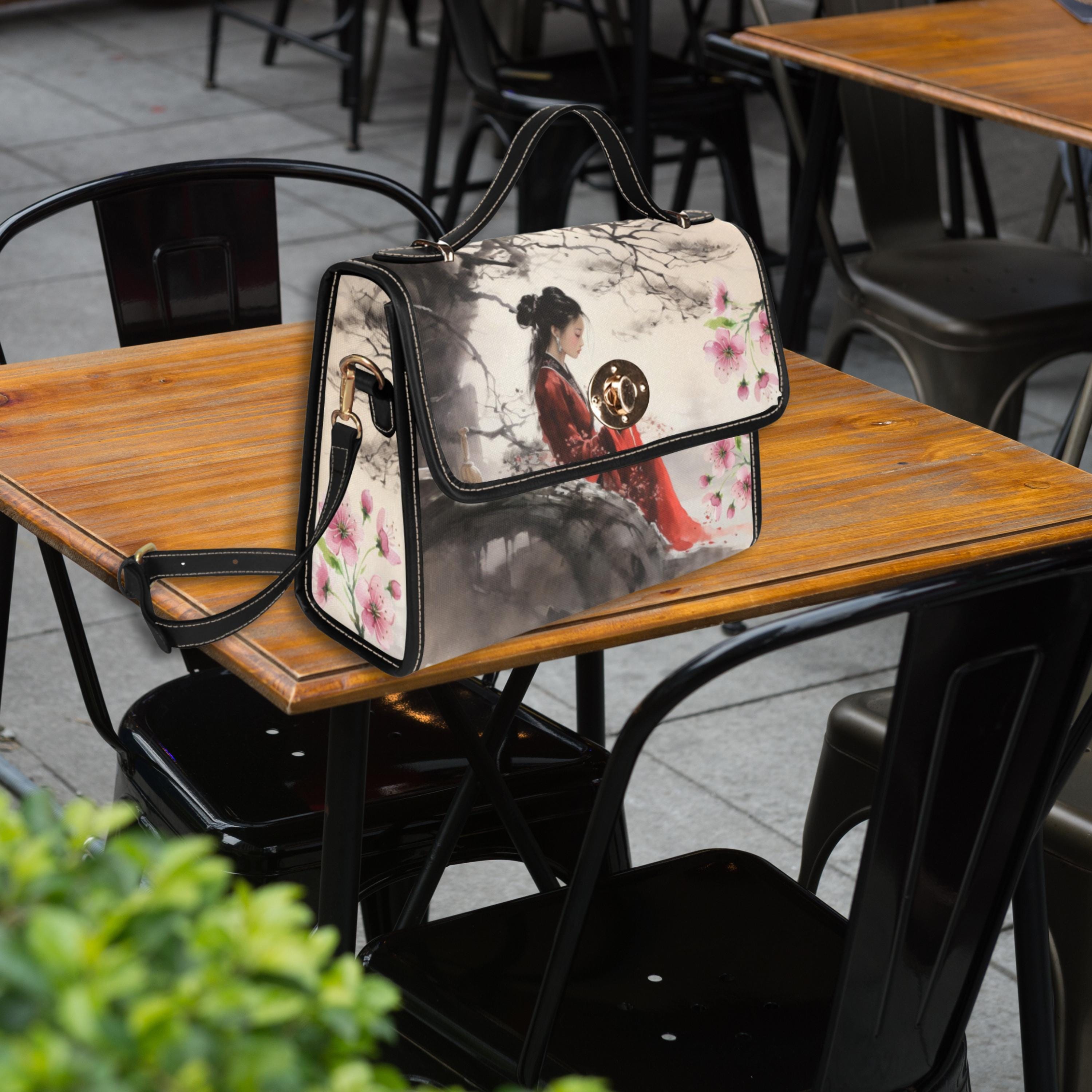Chinese Lady Satchel Bag