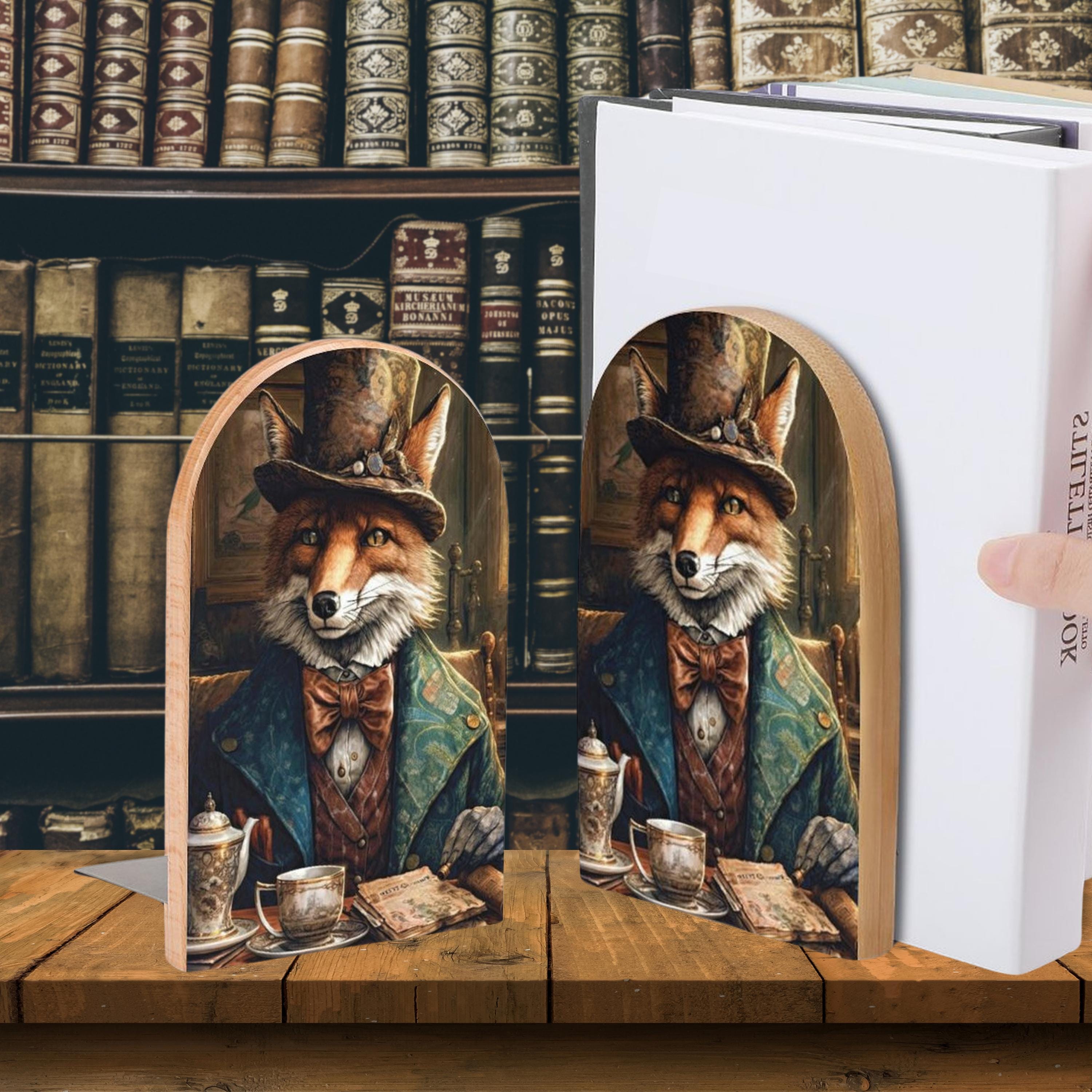 Gentleman Fox Bookends