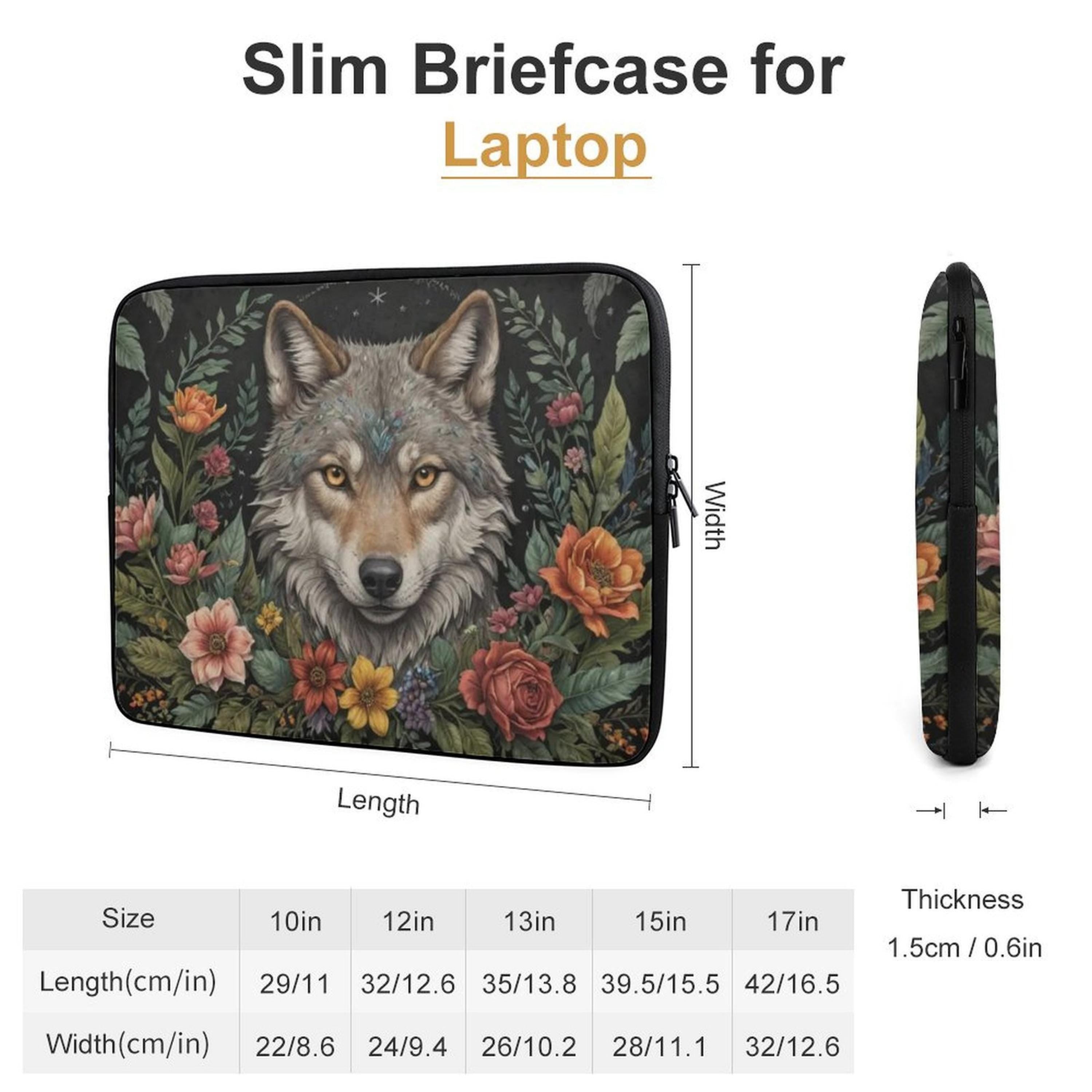Wolf Laptop Sleeve