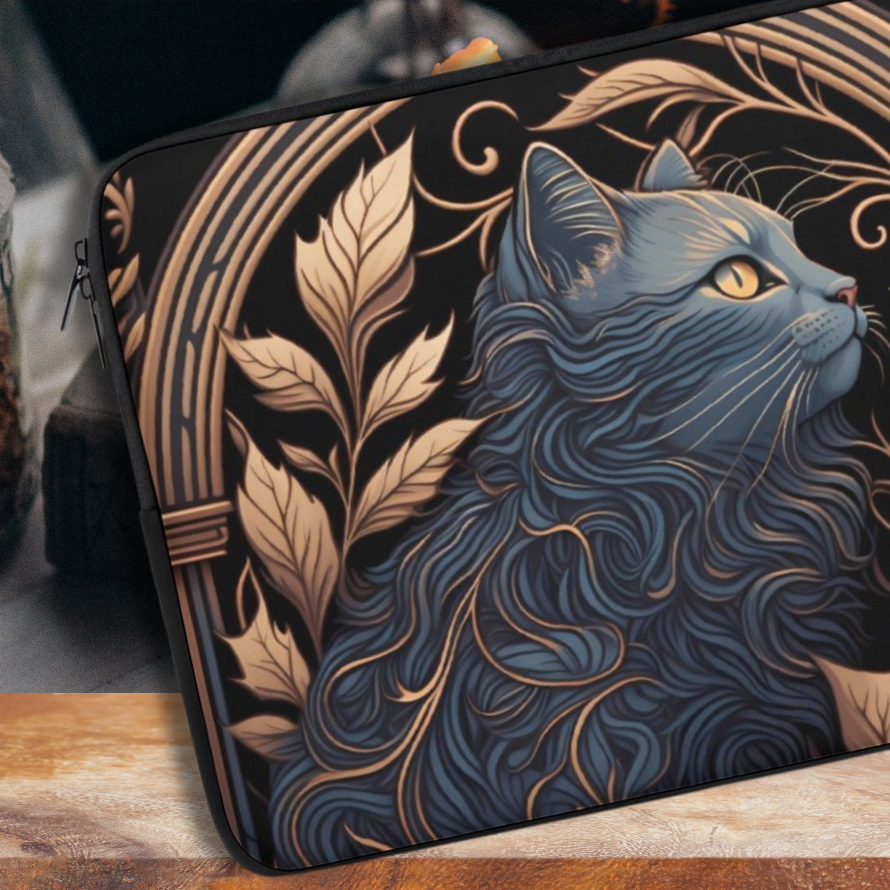 Mystic Cat Laptop Sleeve