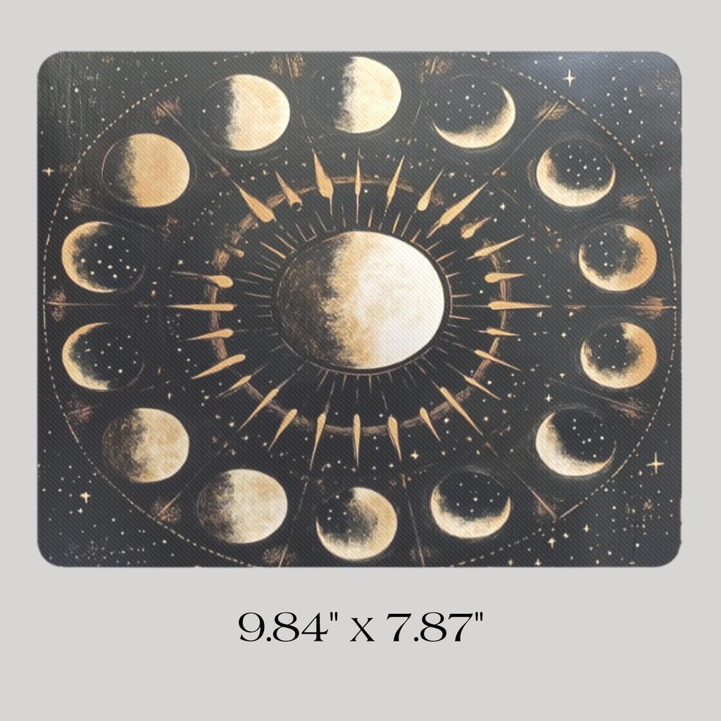 Moon Phase Mouse Pad