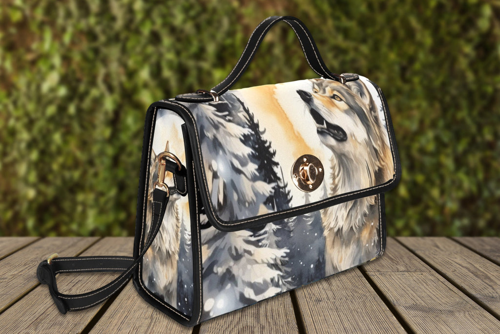 Wolf Satchel Bag