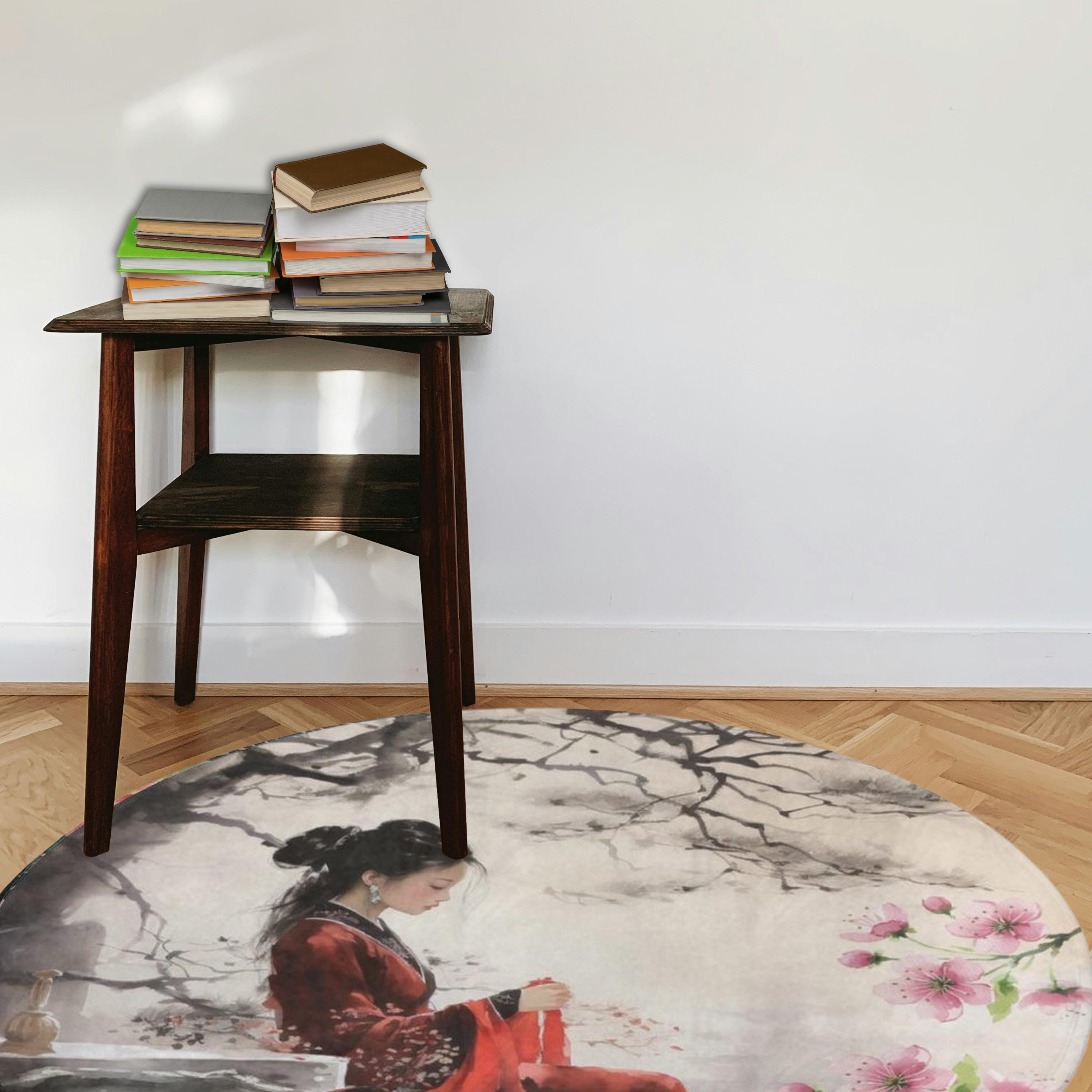 Chinese Lady Floor Mat