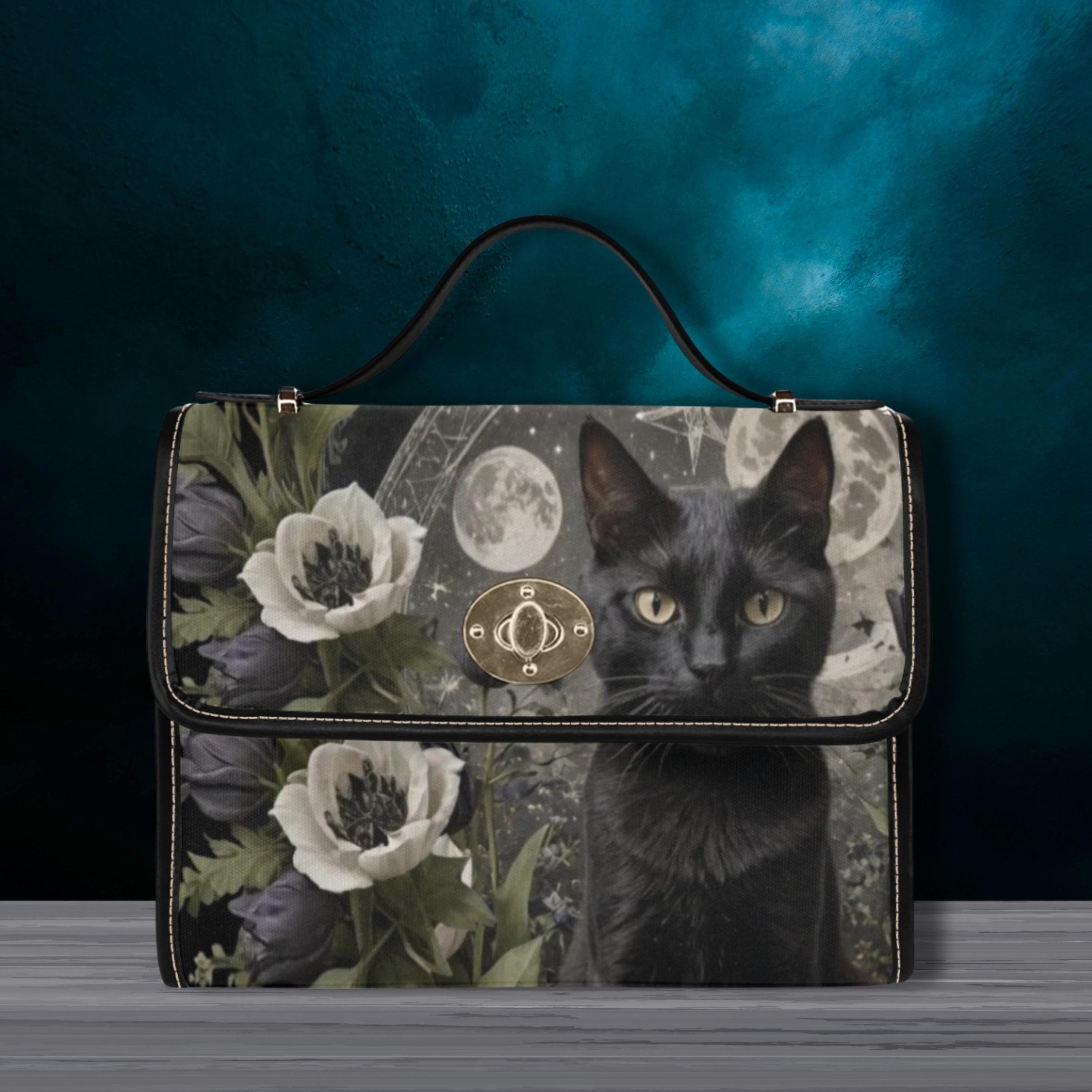Moonlight Cat Satchel Bag