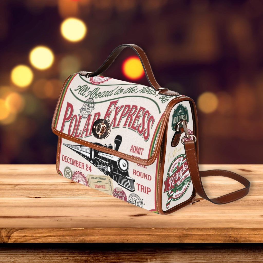 All Aboard Train Satchel Bag