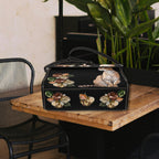 Fae & Magpie Bengal Cat satchel handbag featuring a detailed Bengal cat design, with a structured shape and leather strap.