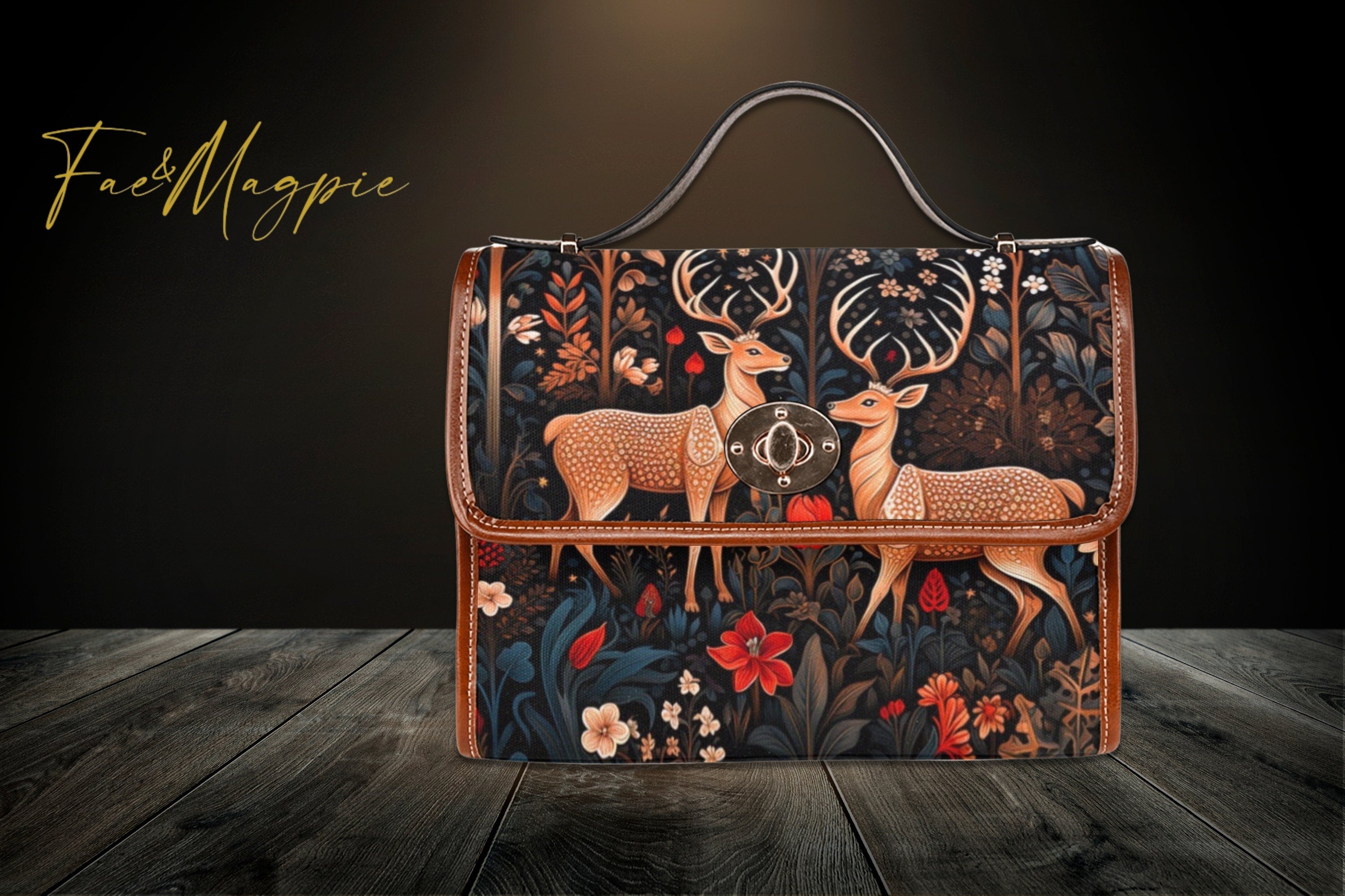 Stag Satchel Bag