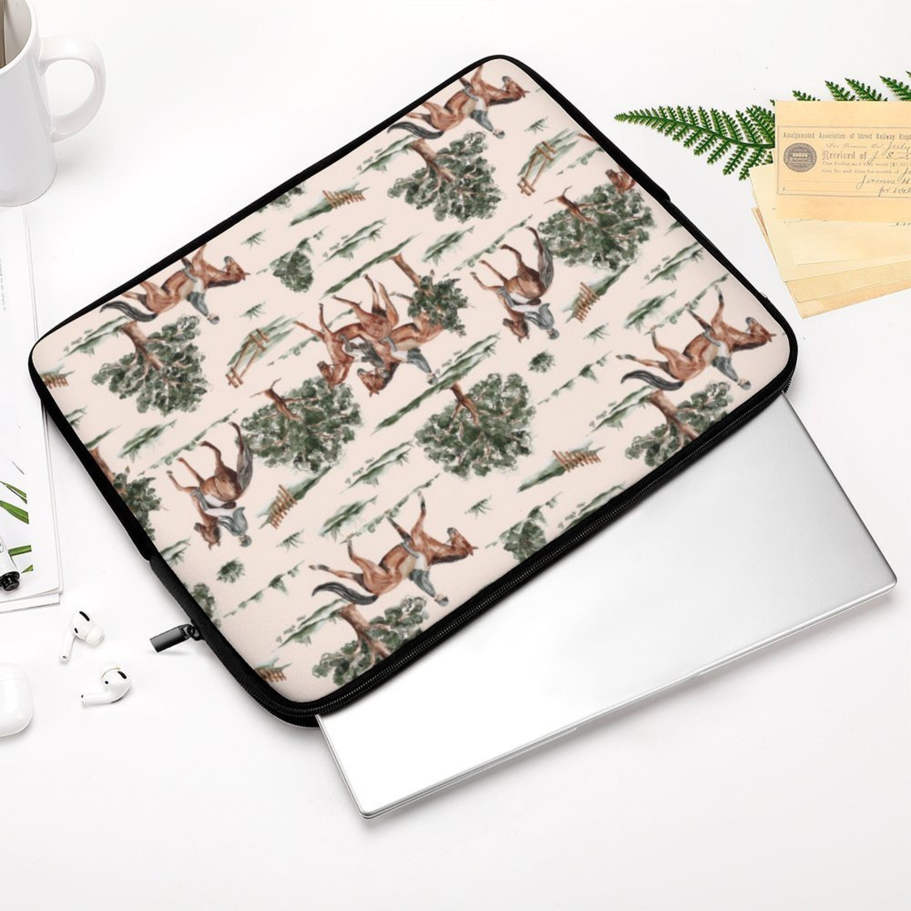 Equestrian Horses Laptop Sleeve