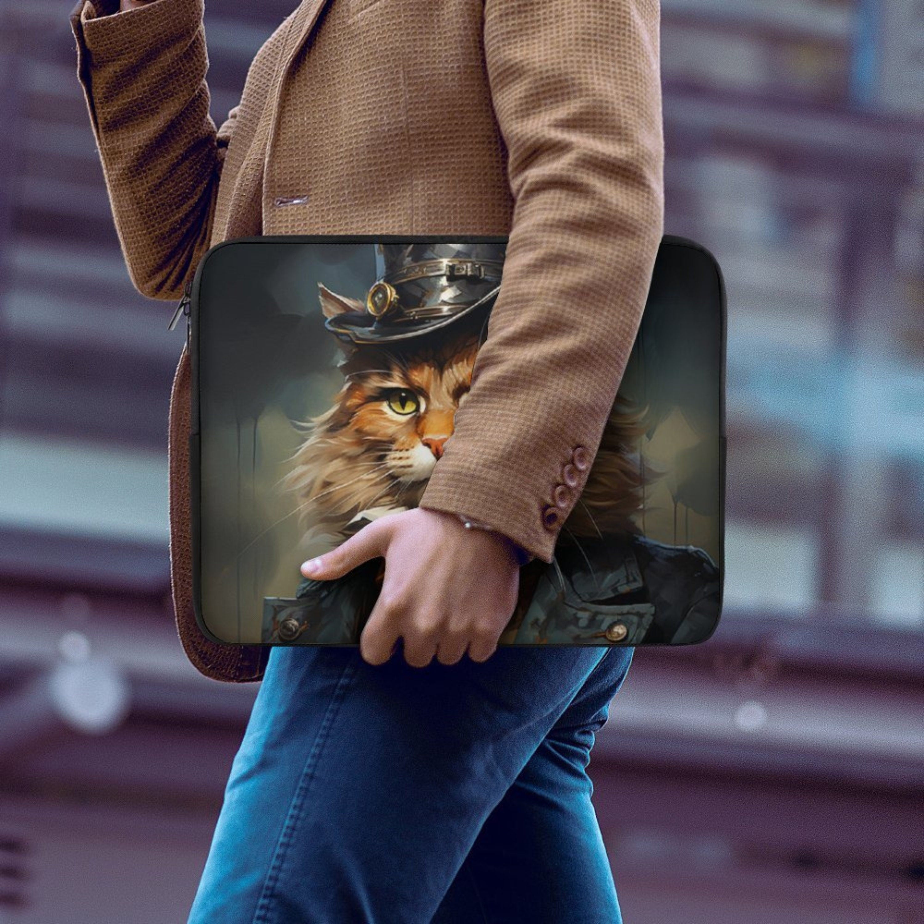 Gentleman Cat Laptop Sleeve
