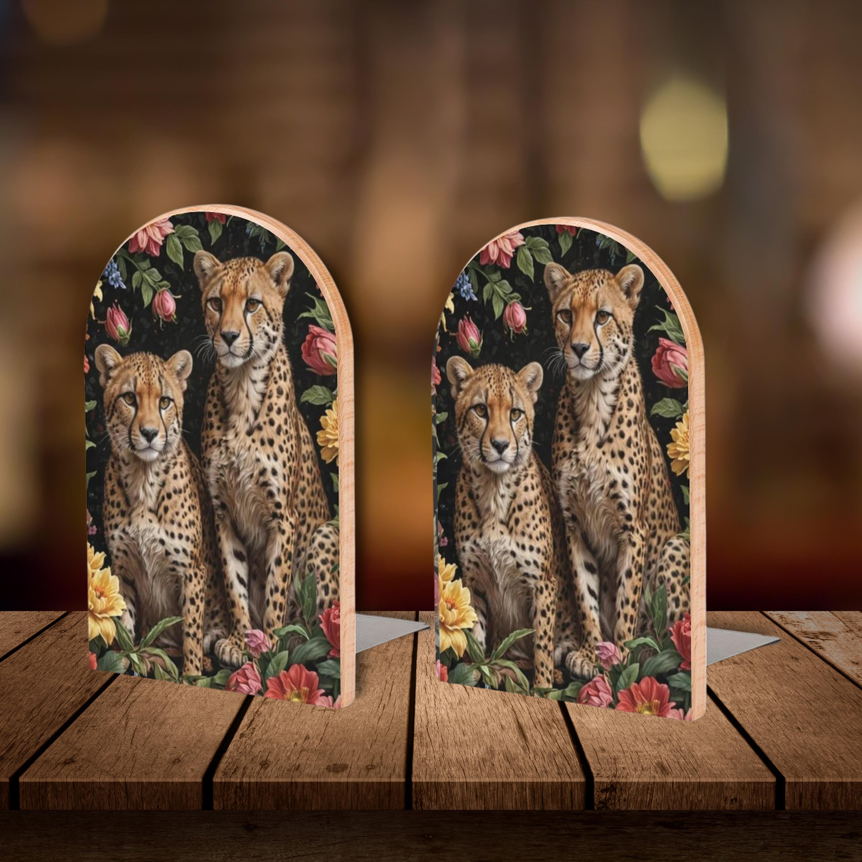 Cheetah Bookends