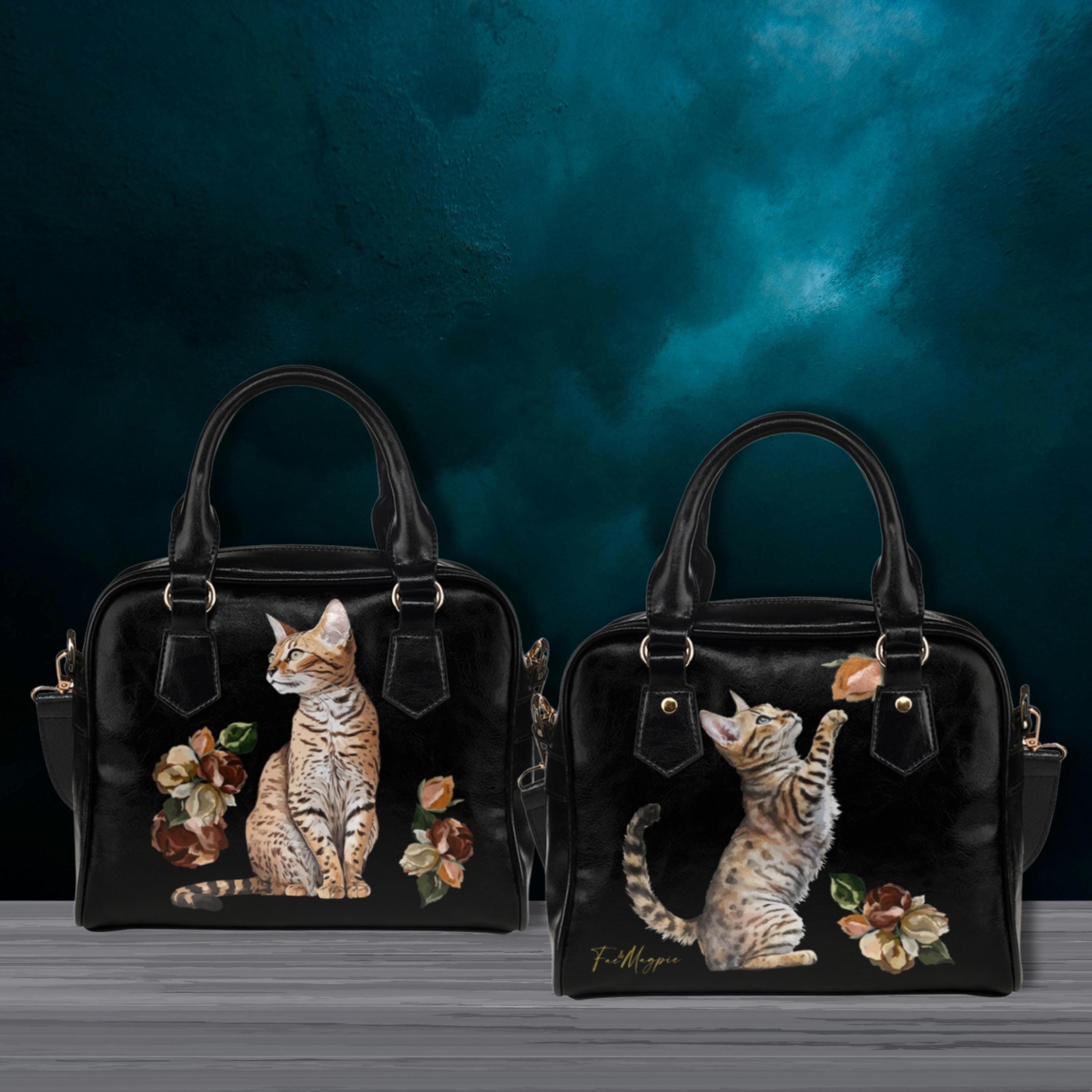 Bengal Cat Bowler Bag