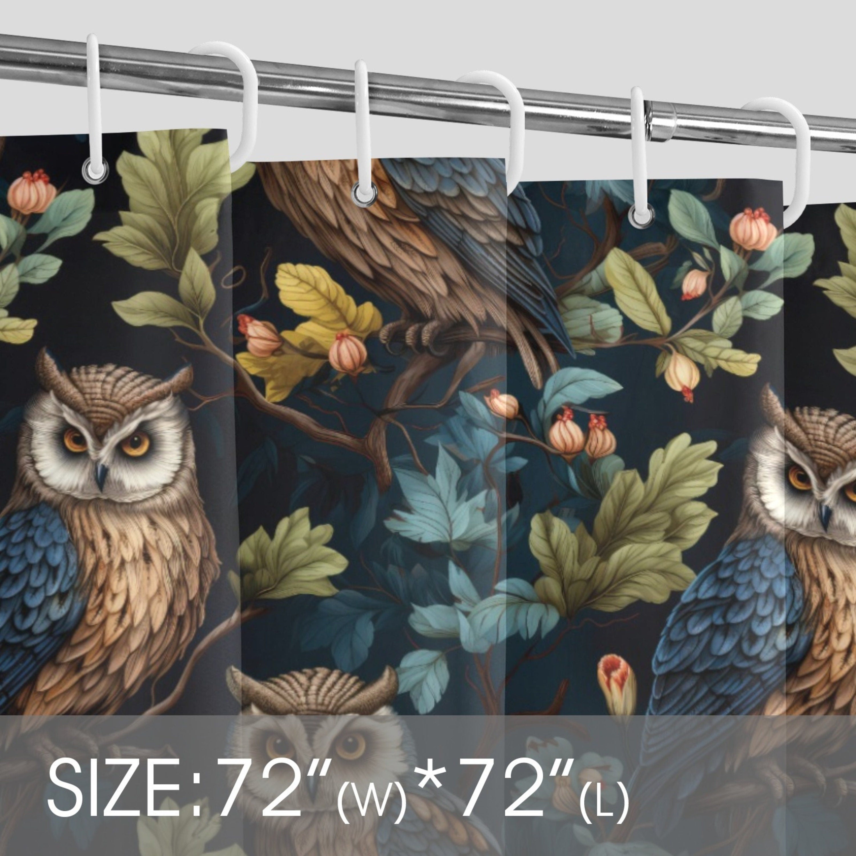 Owls Shower Curtain