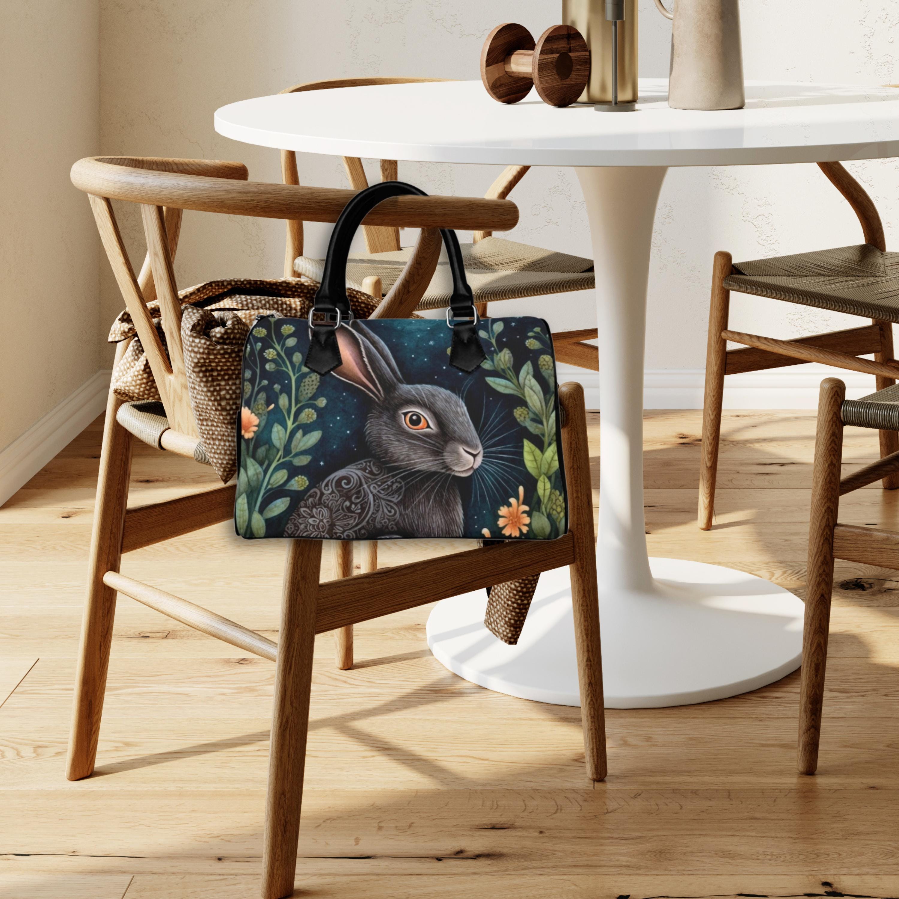 Midnight Hare Boston Bag