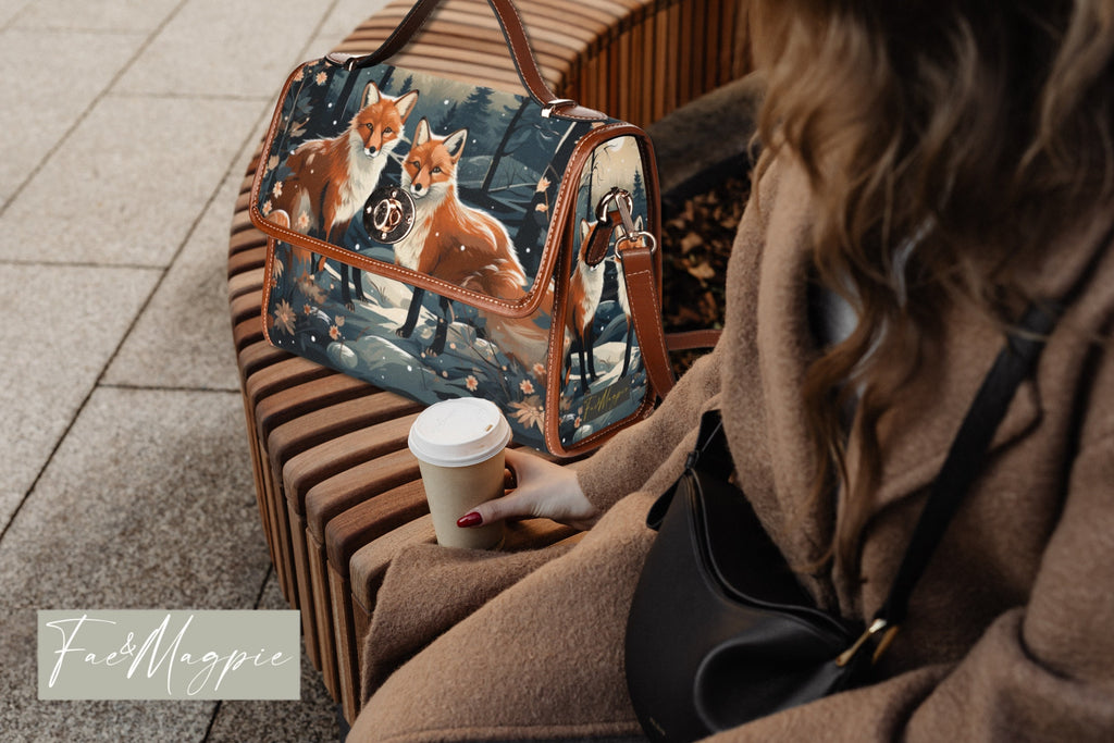 Under Fox Moon Satchel Bag