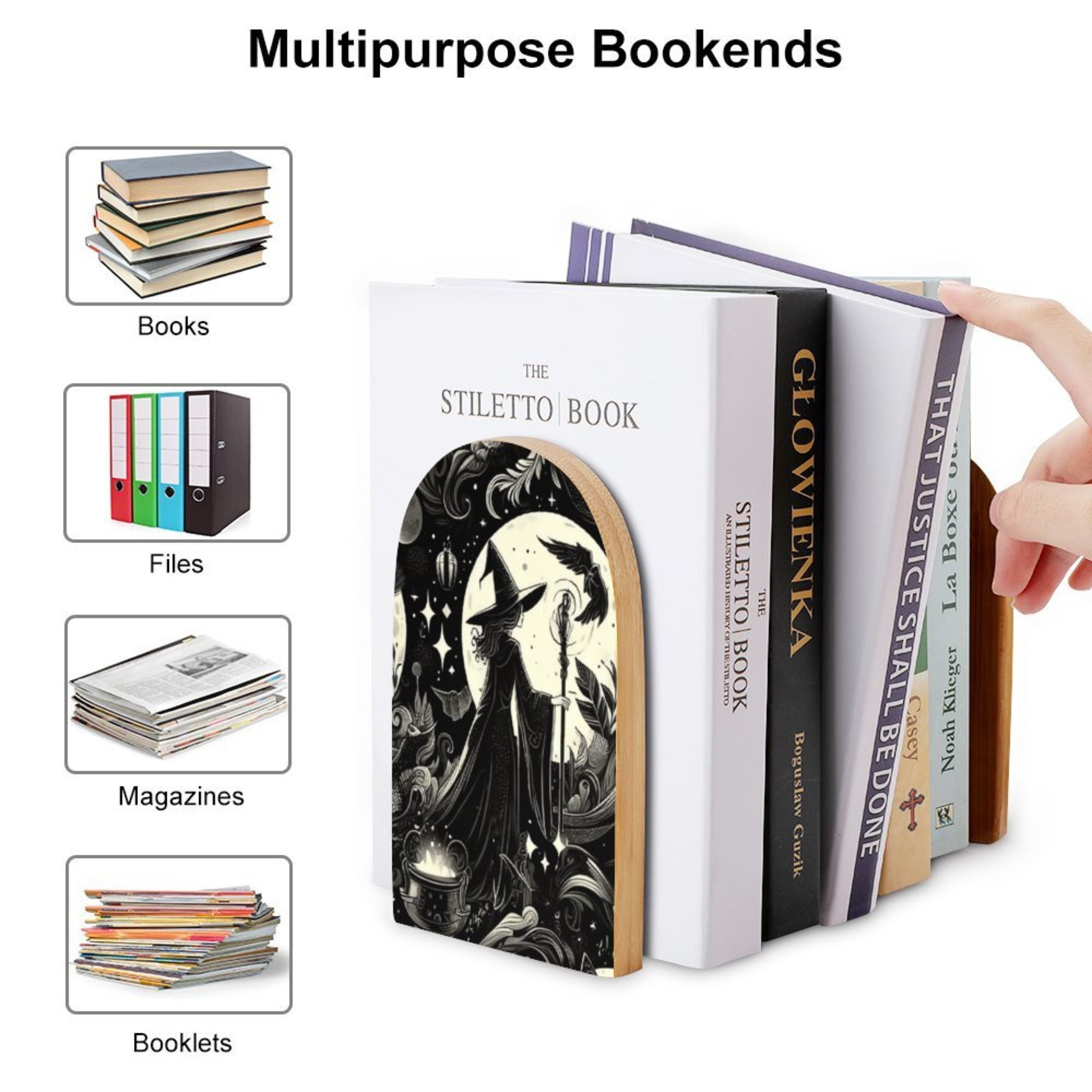 Witches Bookends
