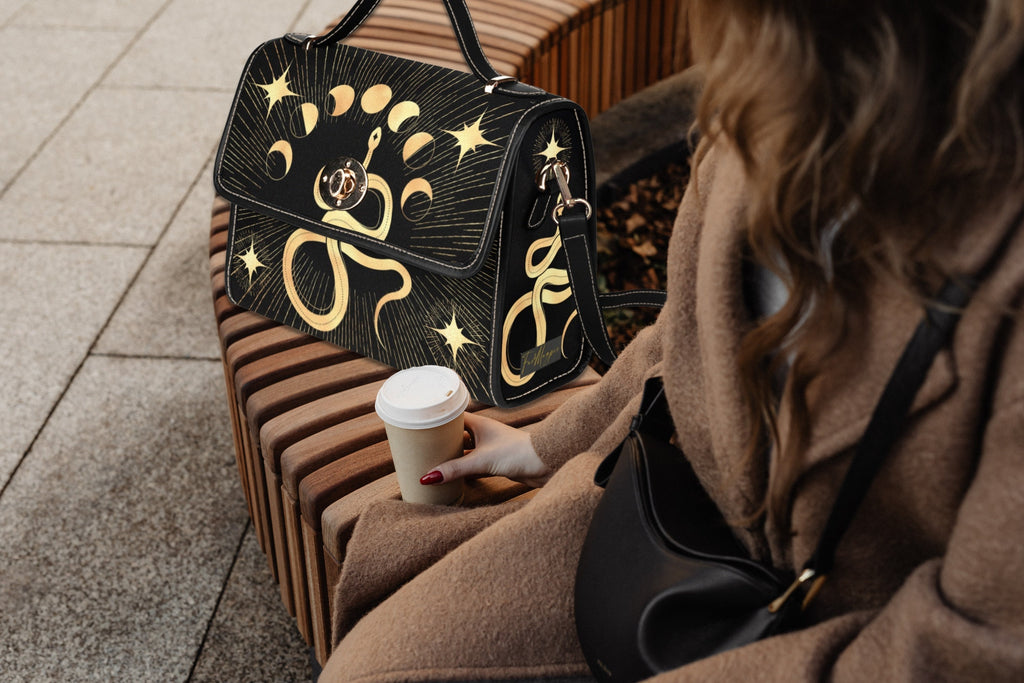 Snake Satchel Bag