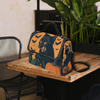Halloween Cat Satchel Bag.