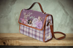 Stag Plaid Satchel Bag