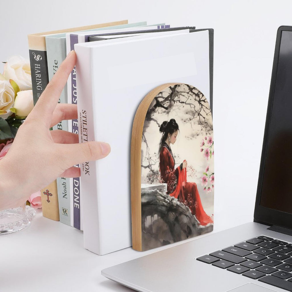 Chinese Lady Bookends