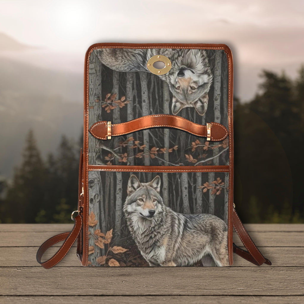 Grey Wolf Satchel Bag