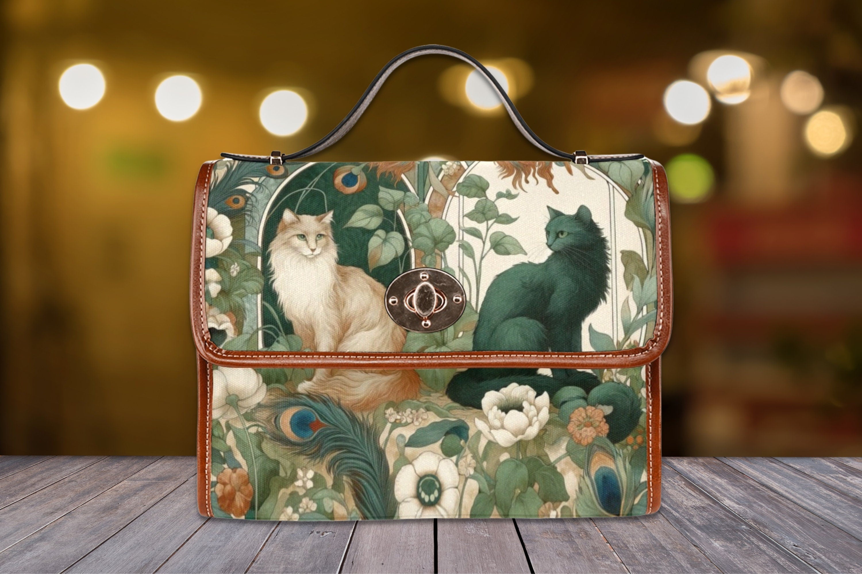 Cottagecore Cats Satchel Bag