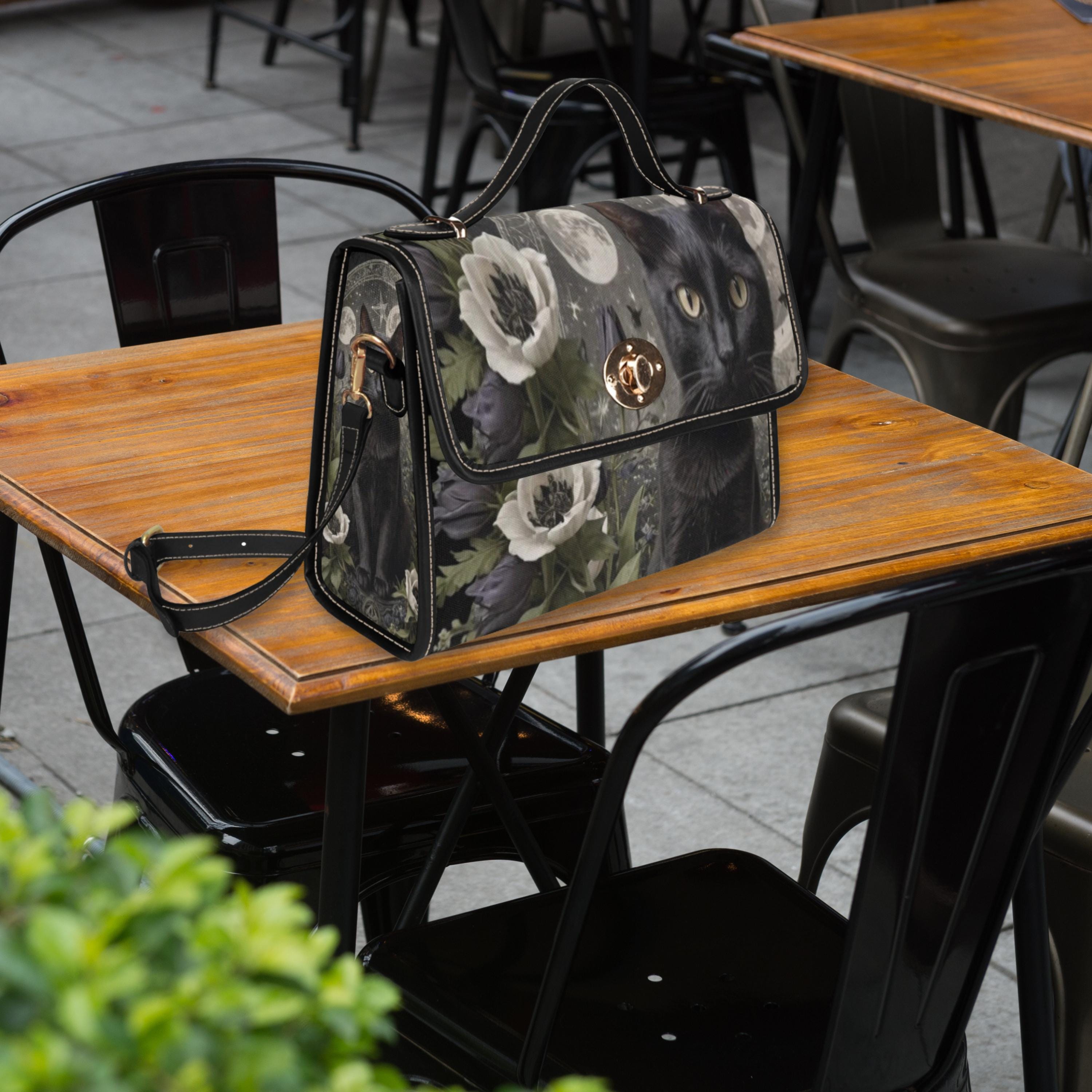 Moonlight Cat Satchel Bag