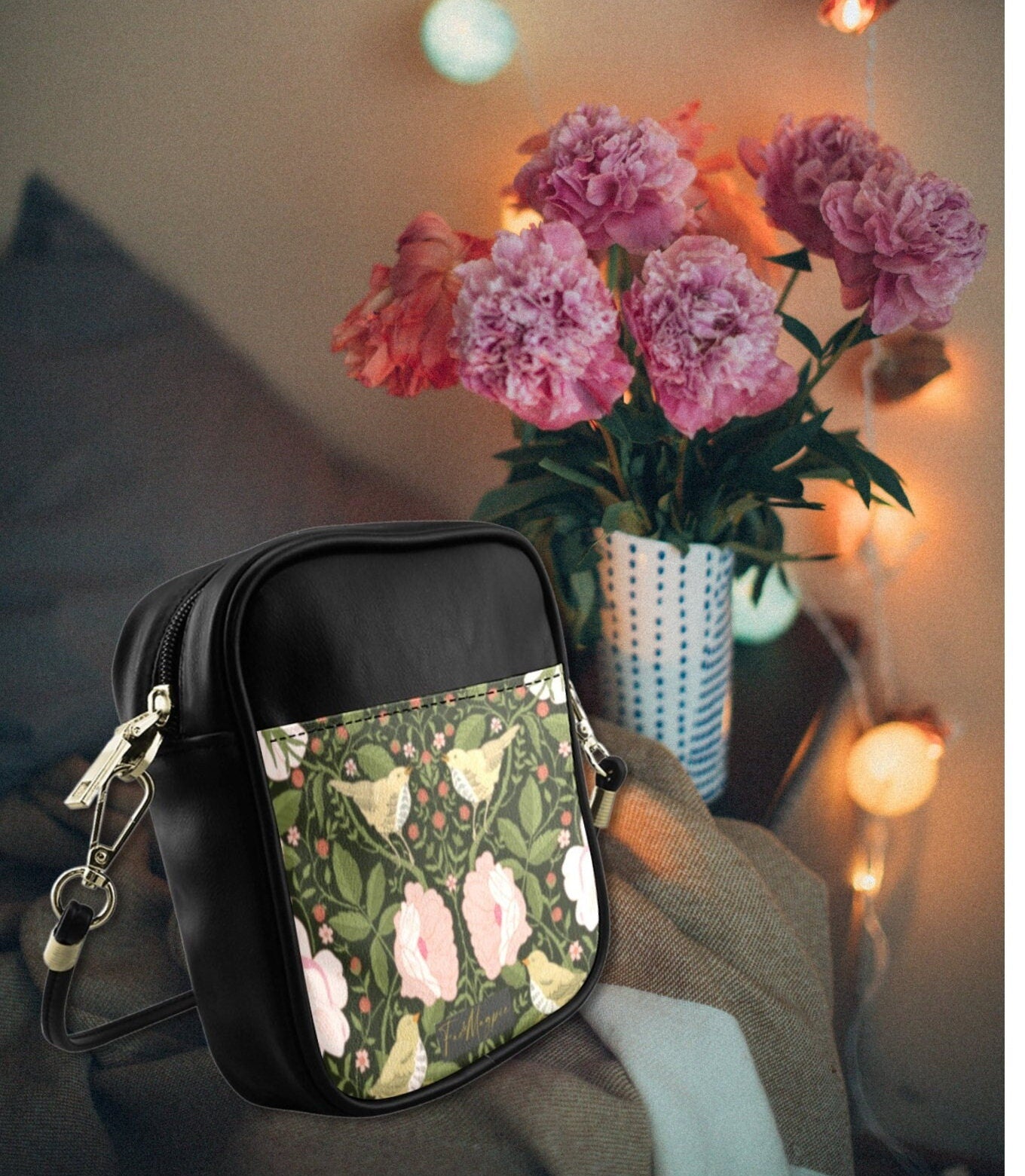 Birds & Flowers Sling Bag